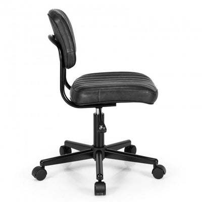 Chairliving - PU Leather Adjustable Office Chair Swivel Task Chair with Backrest