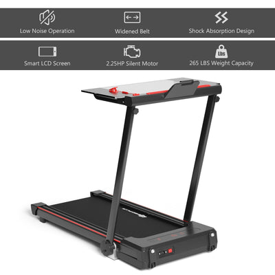 2.25HP 3-in-1 Folding Treadmill with Remote Control