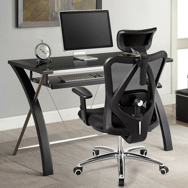 Chairliving - Mesh Swivel High Back Office Chair with Adjustable Height