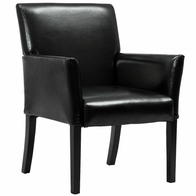 Stylish PU Leather Chair Sofa with Arm
