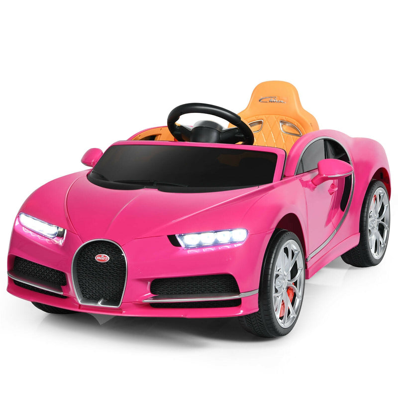 12V Licensed Bugatti Chiron Kids Ride on Car with Storage Box and MP3