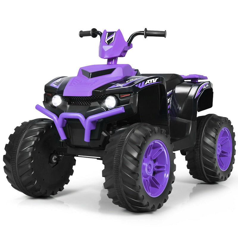 12V Kids Electric 4-Wheeler ATV Quad Ride On Car with LED Light