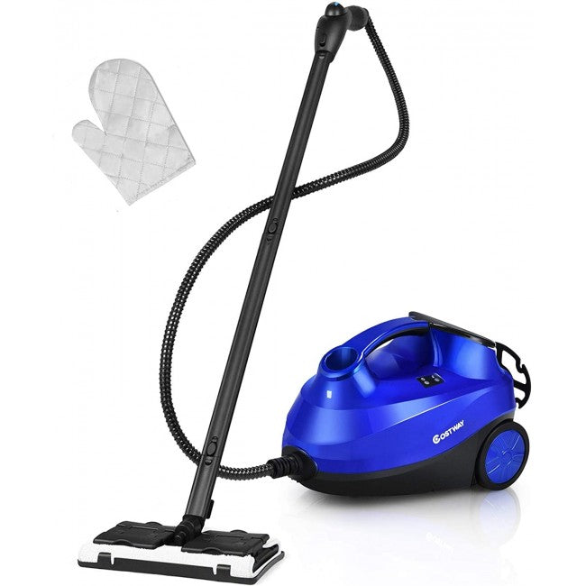 2000W Multifunctional Steam Cleaner Household Mop Heavy Duty Rolling Cleaning Machine with 19 Accessories for Carpet Floors