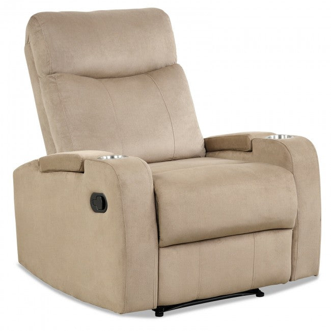 Single Recliner Chair Adjustable Sofa Lounger Home Theater Recliner Sofa Furniture with Backrest and Thick Seat Cushion