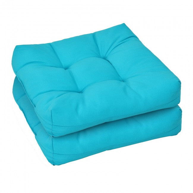 21" x 21" Patio Chair Seat Cushion Pads Sitting Pillow