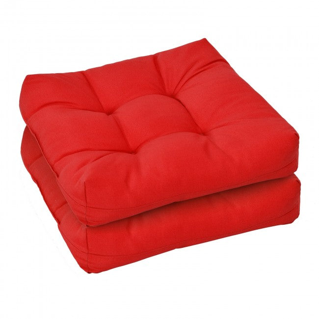 21" x 21" Patio Chair Seat Cushion Pads Sitting Pillow