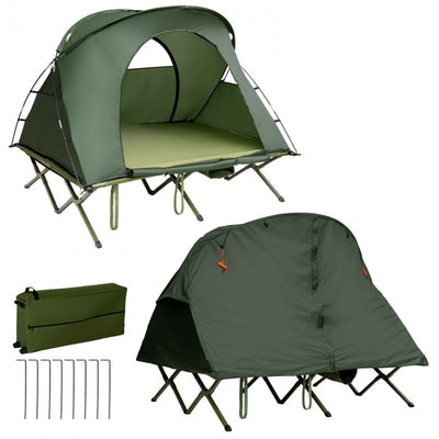 2-Person Portable Camping Tent Outdoor 4-in-1 Folding Tent with Carrying Bag