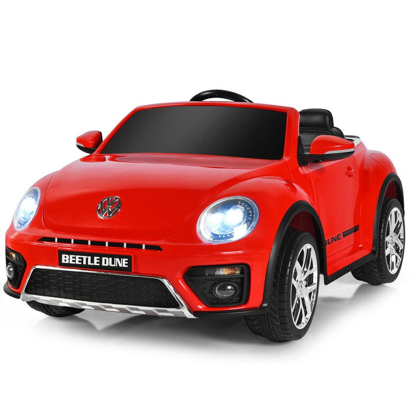 12V Licensed Volkswagen Beetle Kids Ride On Car with Remote Control