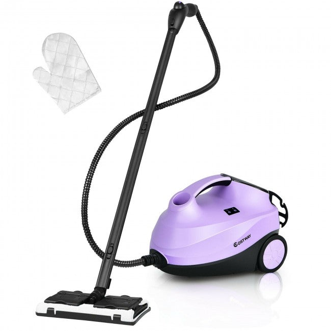 2000W Multifunctional Steam Cleaner Household Mop Heavy Duty Rolling Cleaning Machine with 19 Accessories for Carpet Floors