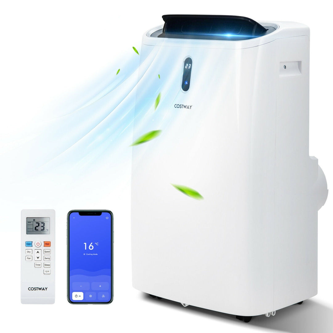 12000 BTU Portable 4-in-1 Air Conditioner with Smart Control