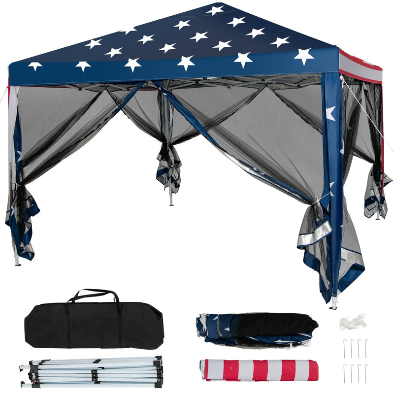 Outdoor 10’ x 10’ Pop-up Canopy Tent Gazebo Canopy