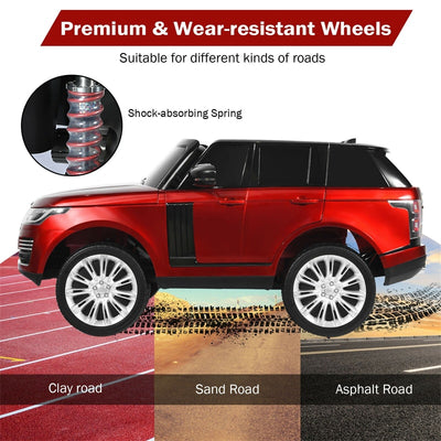 24V 7AH 2-Seater Licensed Land Rover Ride On Car Toy With Parent Remote Control and MP3 Player