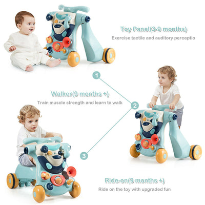 2-in-1 Baby Walker with Activity Center