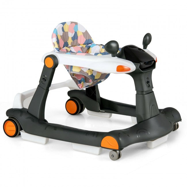 2-in-1 Foldable Activity Push Walker