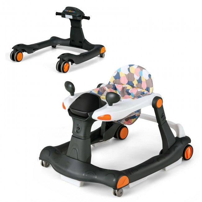 2-in-1 Foldable Activity Push Walker