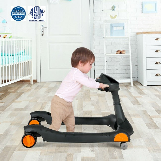 2-in-1 Foldable Activity Push Walker