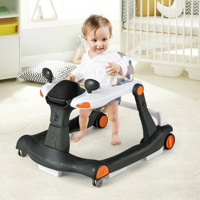 2-in-1 Foldable Activity Push Walker