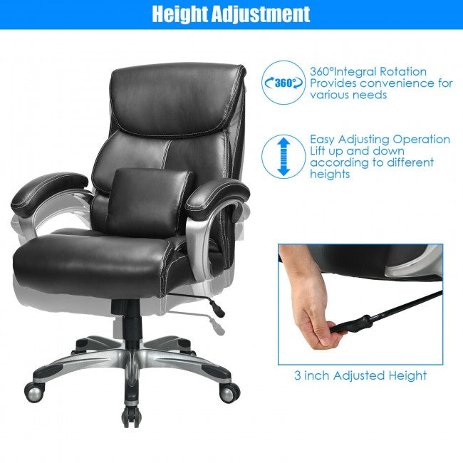 Chairliving - Adjustable Executive Office Recliner Chair with High Back and Lumbar Support for men&amp;women