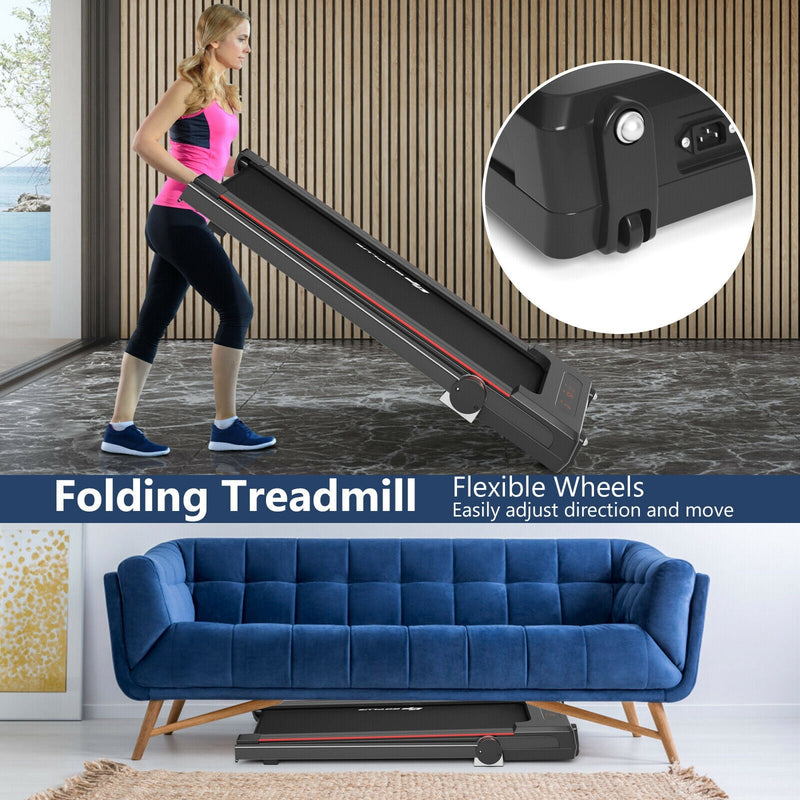 2.25HP 3-in-1 Folding Treadmill with Remote Control