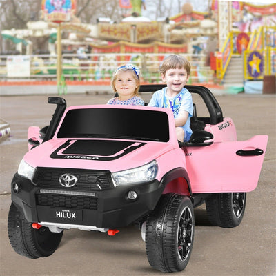 24V Licensed Toyota Hilux Kids Ride Truck 2 Seat 4WD with Remote Control