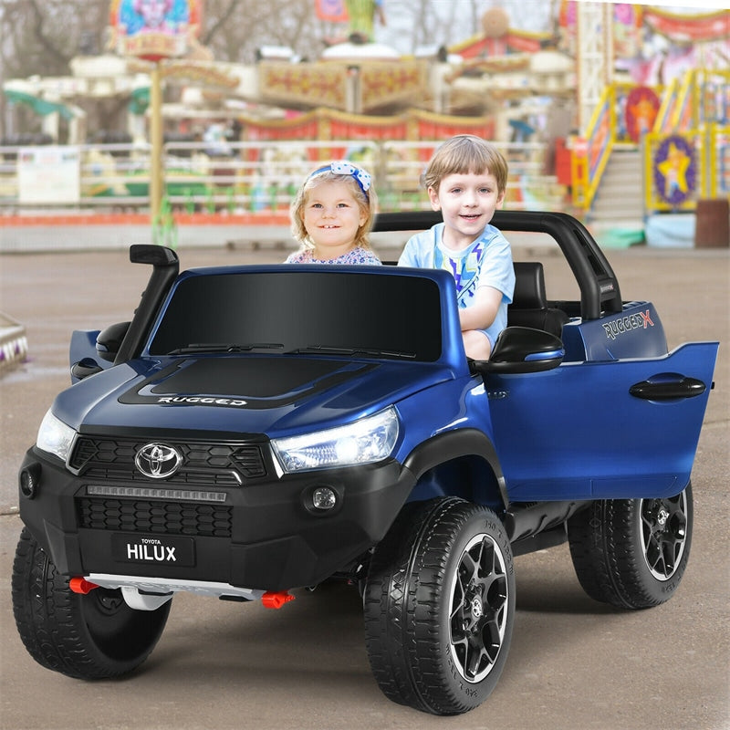 24V Licensed Toyota Hilux Kids Ride Truck 2 Seat 4WD with Remote Control