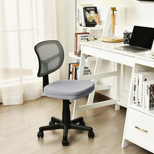 Chairliving - Height Adjustment and Breathable Mesh Armless Office Chair For Wide Application