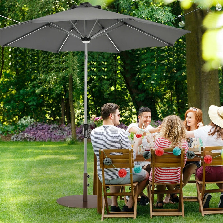 29.5 Inches Round Outdoorr Steel Market Umbrella Base Stand