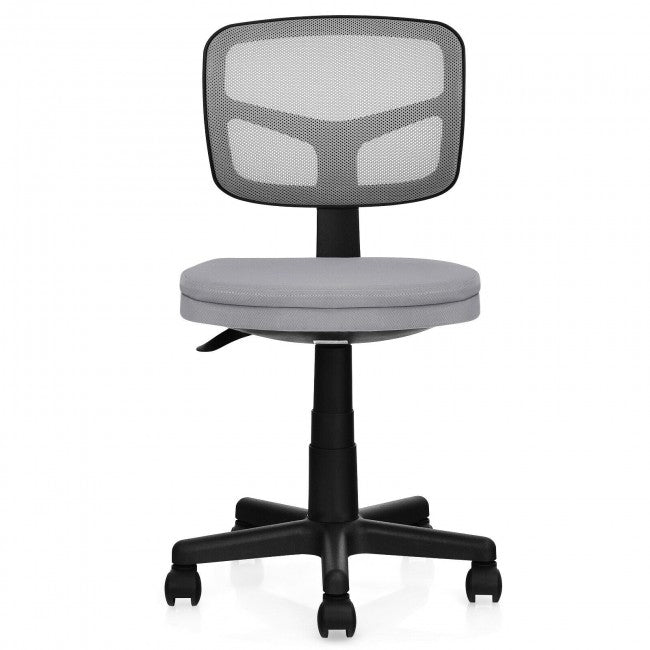 Chairliving - Height Adjustment and Breathable Mesh Armless Office Chair For Wide Application