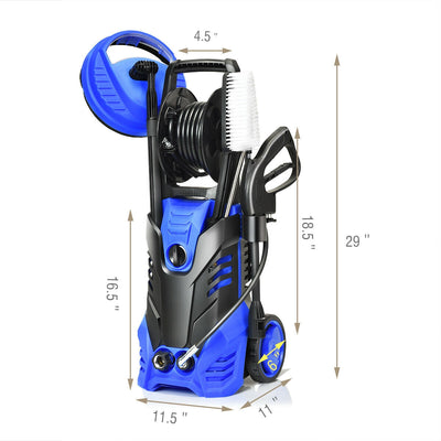 3000PSI Electric Portable High Power Washer with 5 Nozzles
