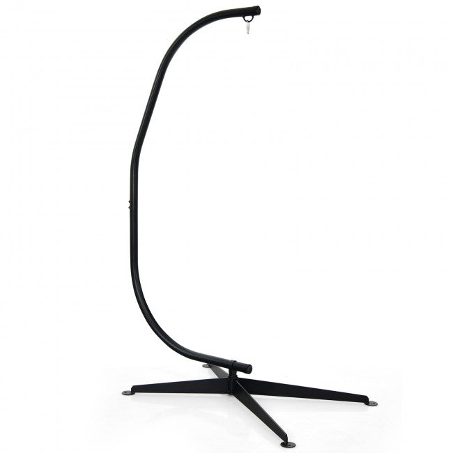 Hanging Hammock with solid steel C stand frame