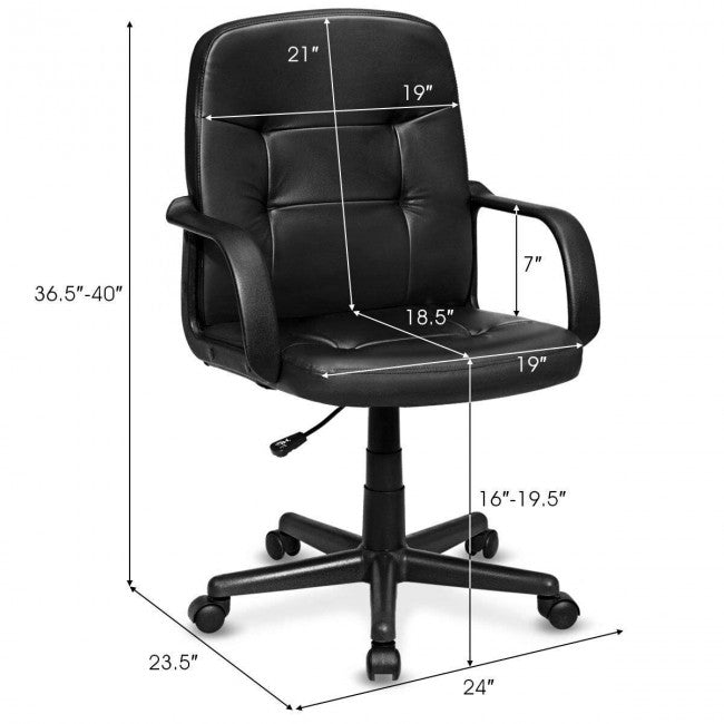 Chairliving - Ergonomic Mid-back Executive Office Chair For Various occasions
