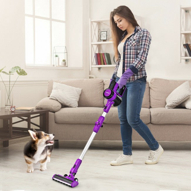 3-in-1 Handheld Cordless Stick Vacuum Cleaner Wall-Mounted Vacuum for Pet Hair Car Carpet