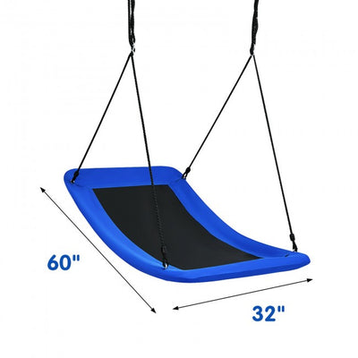 Outdoor 32" x 60" Giant Platform Tree Swing for Kids and Adults