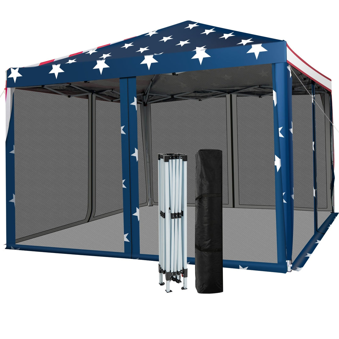 Outdoor 10’ x 10’ Pop-up Canopy Tent Gazebo Canopy