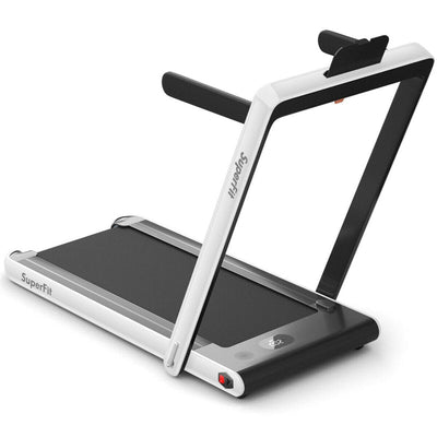 2 in 1 Folding Treadmill Electric Motorized Health Fitness