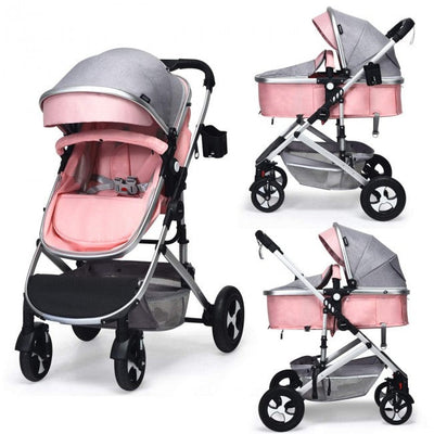 2 in 1 High Landscape Convertible Reversible Baby Stroller