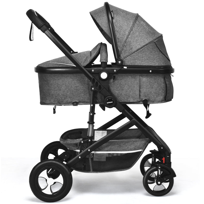 2 in 1 High Landscape Convertible Reversible Baby Stroller