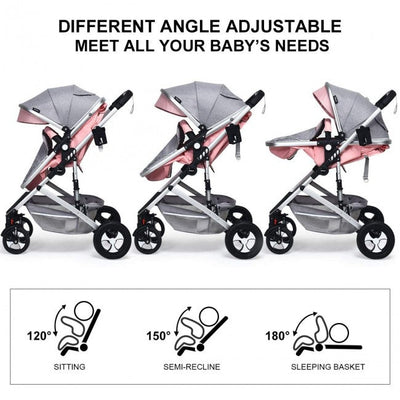 2 in 1 High Landscape Convertible Reversible Baby Stroller