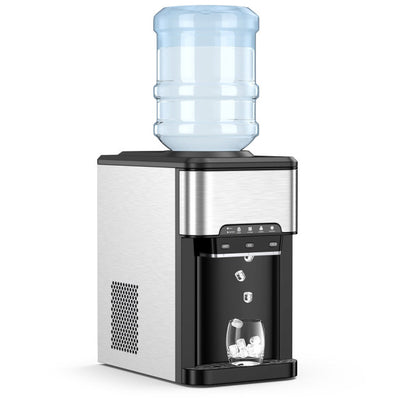 3-in-1 Water Cooler Dispenser with 3 Temperatures Setting and Built-in Ice Maker, Child-safe Lock