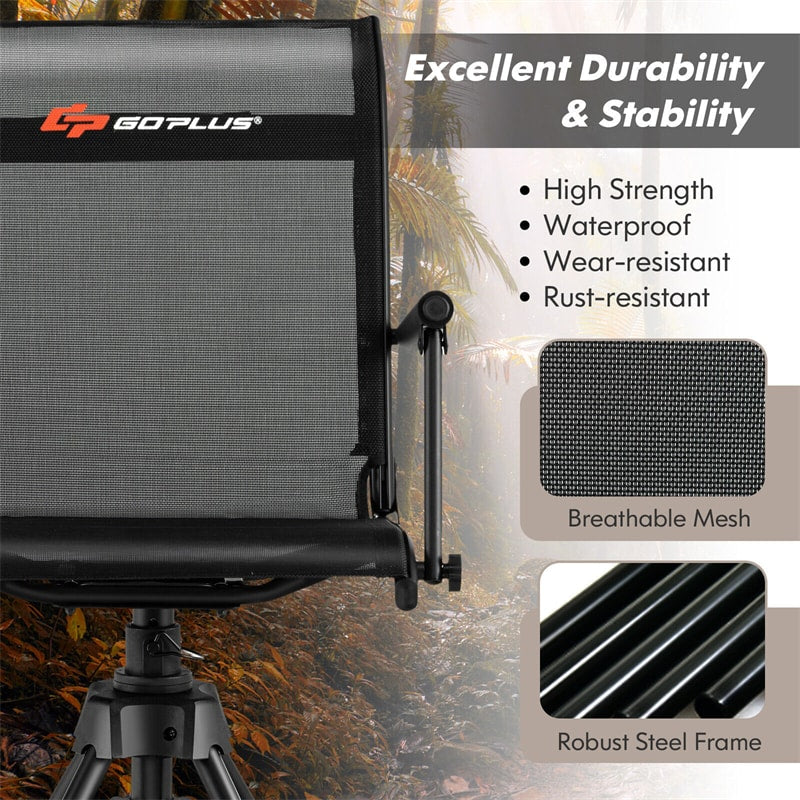 Adjustable height hunting blind chair clearance