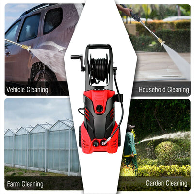 3000PSI Electric Portable High Power Washer with 5 Nozzles