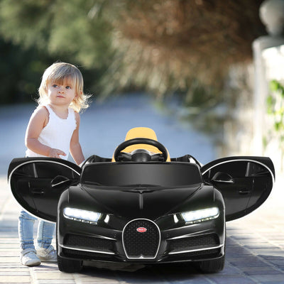 12V Licensed Bugatti Chiron Kids Ride on Car with Storage Box and MP3