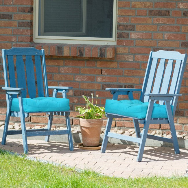 21" x 21" Patio Chair Seat Cushion Pads Sitting Pillow