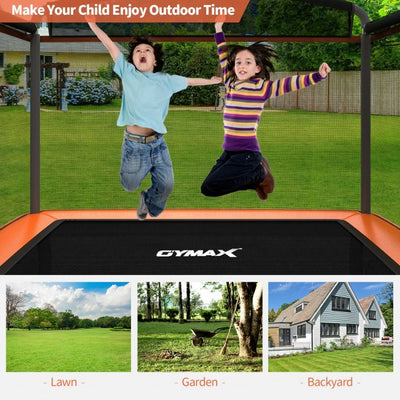 6FT Kids Entertaining Combo Bounce Trampoline with Swing and Enclosure Safety Net