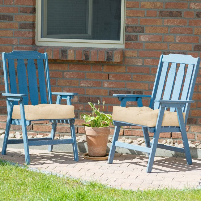 21" x 21" Patio Chair Seat Cushion Pads Sitting Pillow