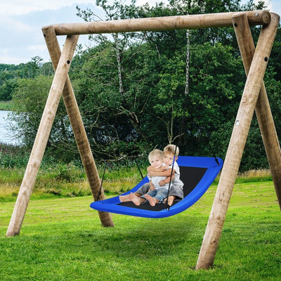 Outdoor 32" x 60" Giant Platform Tree Swing for Kids and Adults