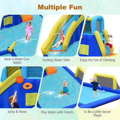 6-in-1 Inflatable Water Slides for Kids
