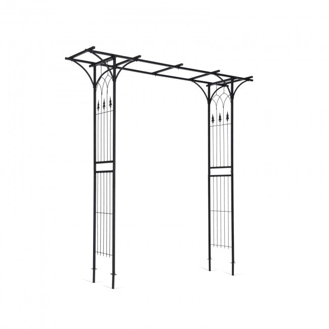 82 x 20.5 Inch Metal Pergola Garden Arch for Various Climbing Plant