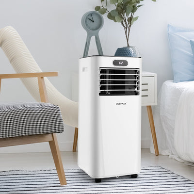 8000BTU 3-in-1 Portable Air Conditioner with Remote Control