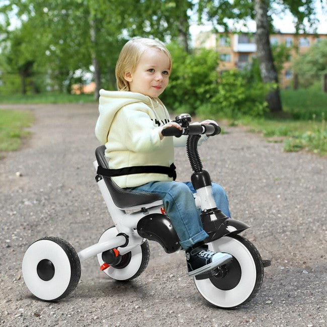 4-in-1 Kids Baby Stroller Tricycle